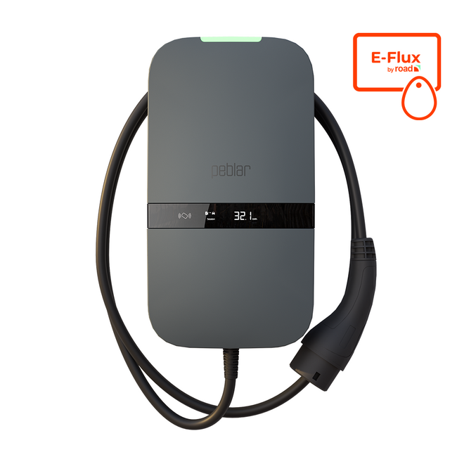 Peblar | Business | 22kW | MID | 7.5M Kabel | Incl. e-flux sim