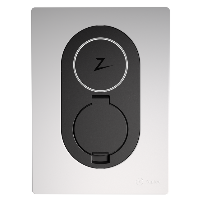 Zaptec Go & Go2 | Voorzijde kap |  Cloud White