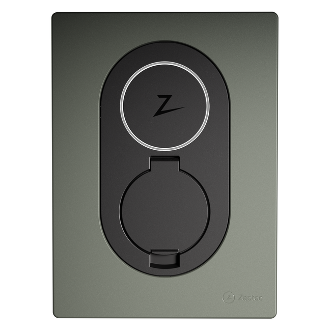 Zaptec Go & Go2 | Voorzijde kap | Moss Green