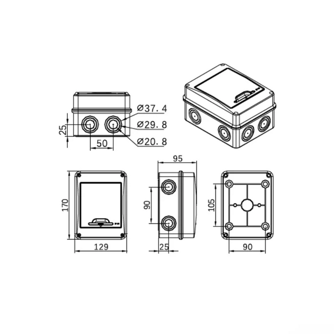 Bliq | ATS noodstroom schakelaar | 1-Fase